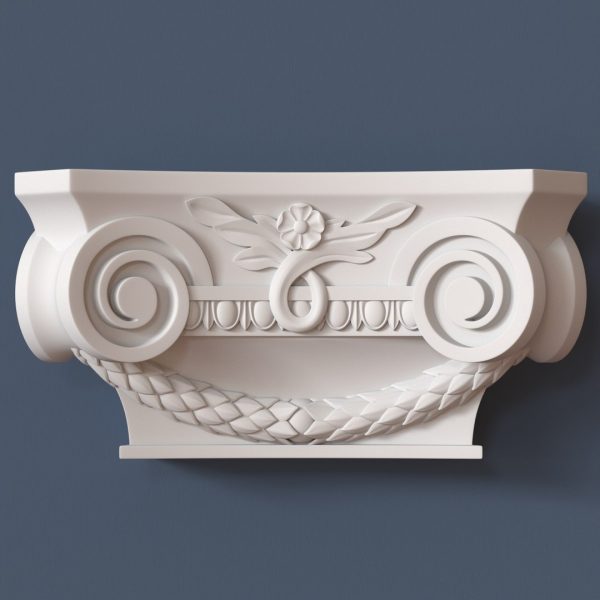 CF-9014Corinthian Flat Column Set 116″ H x 21½” W