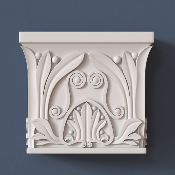 CF-9016Corinthian Flat Column Set 116″ H x 21½” W