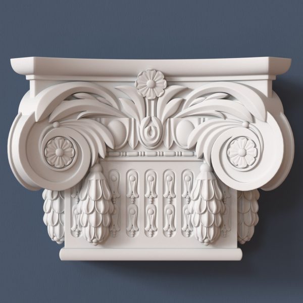 CF-9018Corinthian Flat Column Set 116″ H x 21½” W