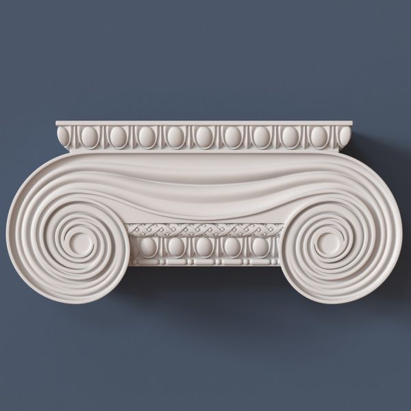 CF-9019Corinthian Flat Column Set 116″ H x 21½” W