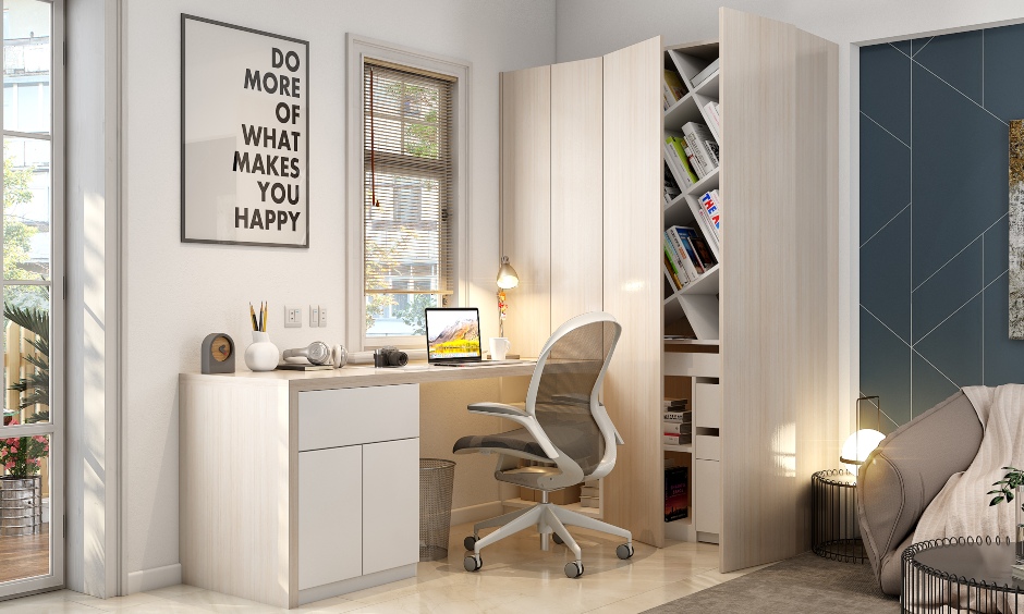 29home-office-table-with-closed-book-shelf