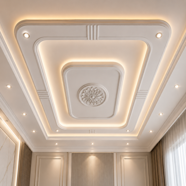 Luxury Gypsum False Ceiling Design